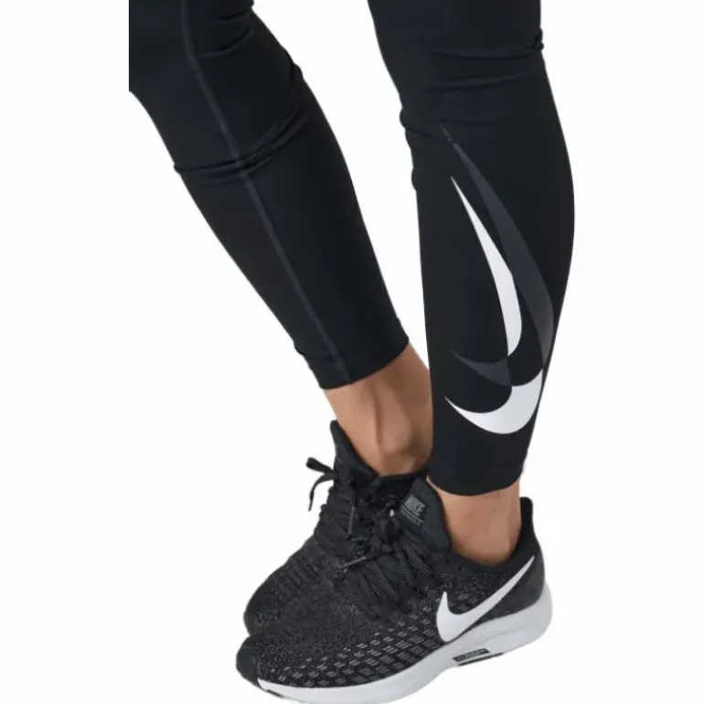 Dri-fit Swoosh Run Women's 7/8 Black/white