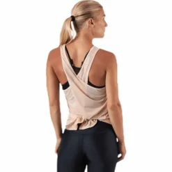 Ease Crossback Tank Beige