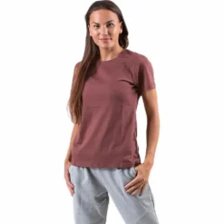 Ebba T-shirt Purple/Brown