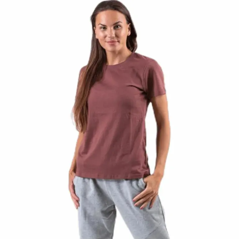 Ebba T-shirt Purple/Brown