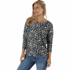 Elcos 4/5 Aop Top Jrs Black
