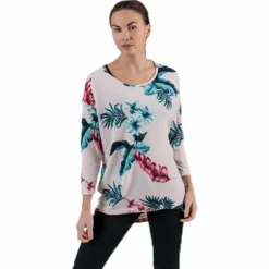 Elcos 4/5 Aop Top Jrs Pink