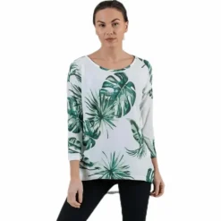 Elcos 4/5 Aop Top Jrs White