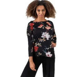 Elcos 4/5 Aop Top Patterned/Black