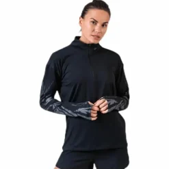 Element Flsh Half-Zip Black/Silver
