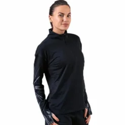Element Flsh Half-Zip Black/Silver