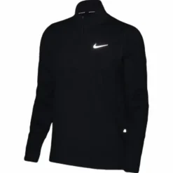 Element Women's 1/2-Zip Running Top BLACK/REFLECTIVE SILV