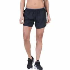 Elevate Track Shorts 5" Black