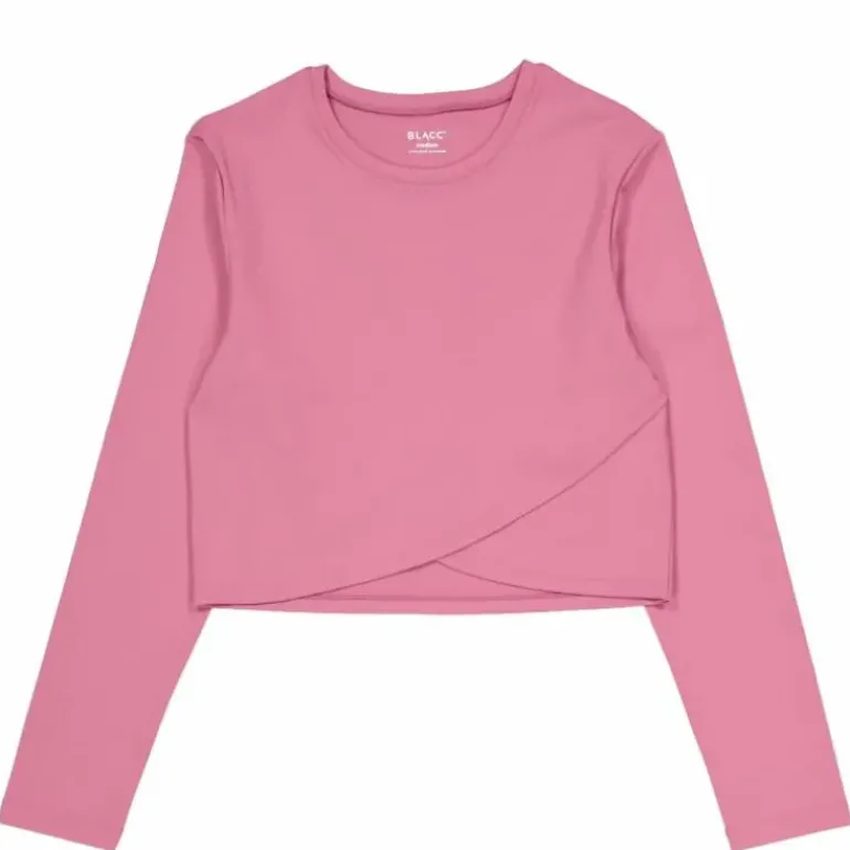 Ella Overlap Long Sleeve Top Mellow Mauve