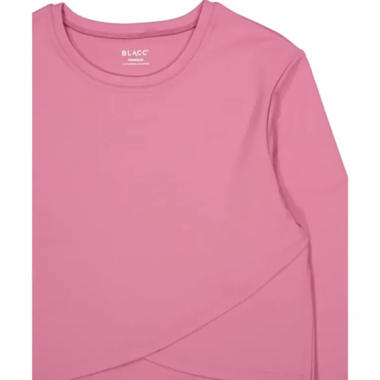 Ella Overlap Long Sleeve Top Mellow Mauve