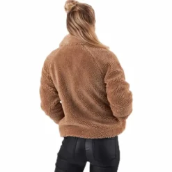 Emily Teddy Jacket Otw Beige