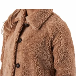 Emily Teddy Jacket Otw Beige