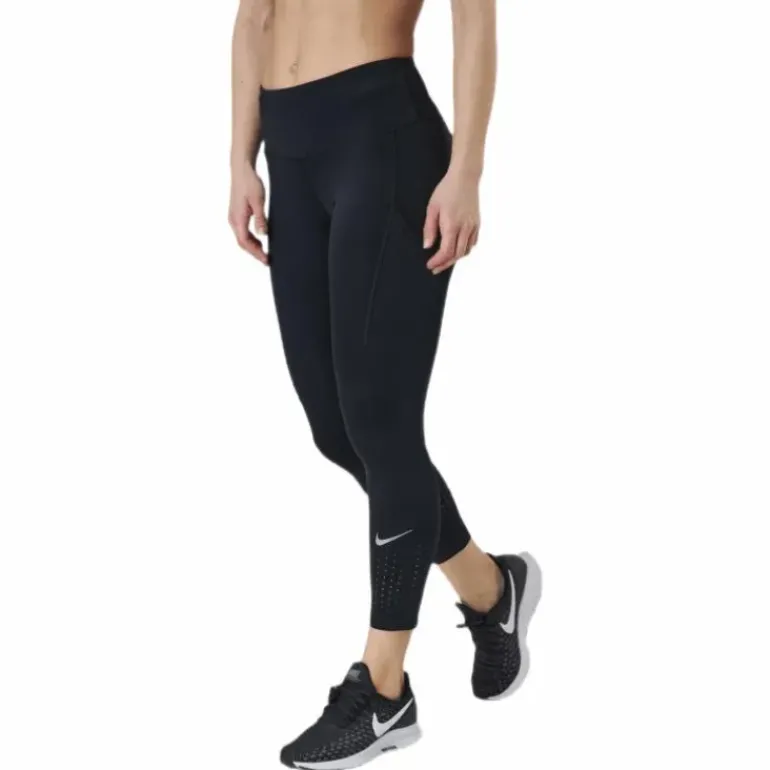 Epic Luxe Running Crop Black/Silver