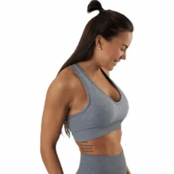 Erica Seamless Sports Bra Grey