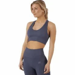 Erica Seamless Sports Bra Blue