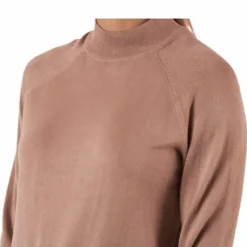 Esera Ls High Neck Knit Beige