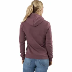 Ess Logo Hoodie Fl (s) Dusty Plum