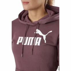 Ess Logo Hoodie Fl (s) Dusty Plum