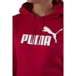 Ess Logo Hoodie Fl (s) Persian Red