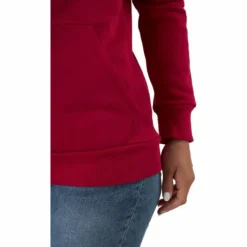 Ess Logo Hoodie Fl (s) Persian Red