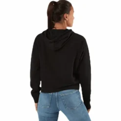 ESS+ Metallic Cropped Hoody TR Black/Gold