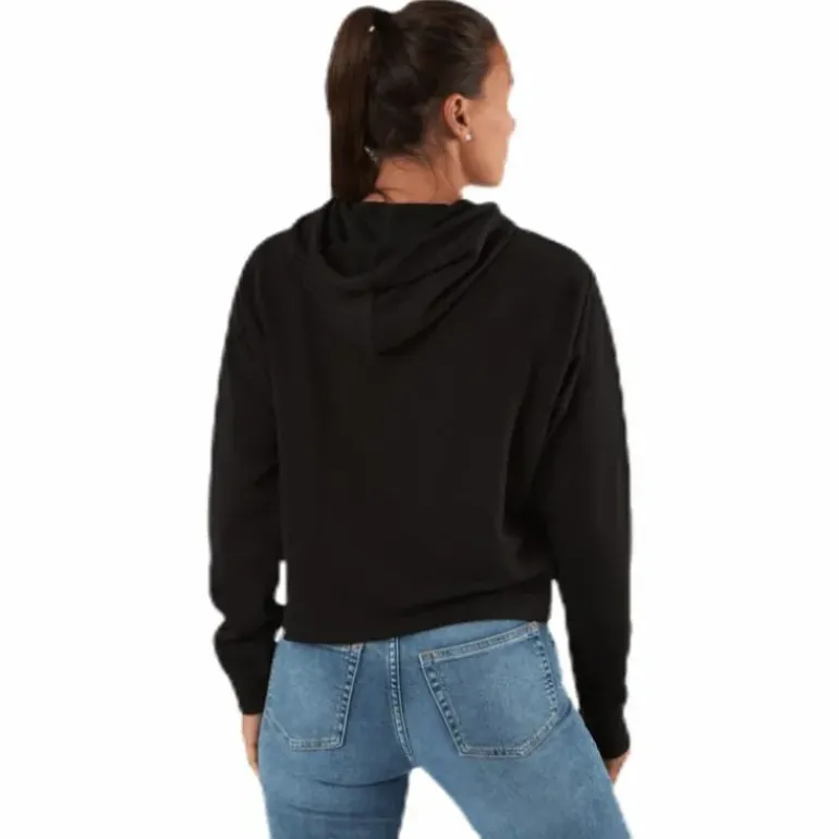 ESS+ Metallic Cropped Hoody TR Black/Gold