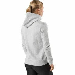 Ess Small Logo Full-zip Hoodie Light Gray Heather