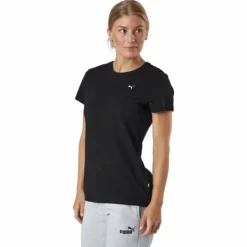 Ess Small Logo Tee Puma Black-cat