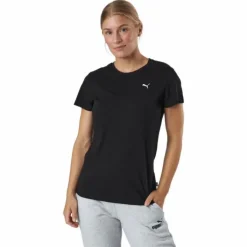 Ess Small Logo Tee Puma Black-cat