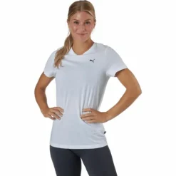 Ess Small Logo Tee Puma White-cat