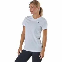 Ess Small Logo Tee Puma White-cat