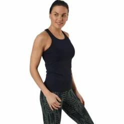 Essential Rib Racerback Black