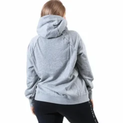 Essential Zip Hoodie Plus Grey