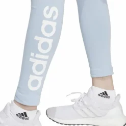 ESSENTIALS HIGH-WAISTED LOGO LEGGINGS Blue