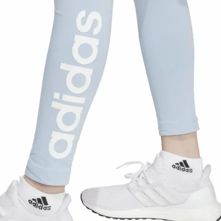 ESSENTIALS HIGH-WAISTED LOGO LEGGINGS Blue