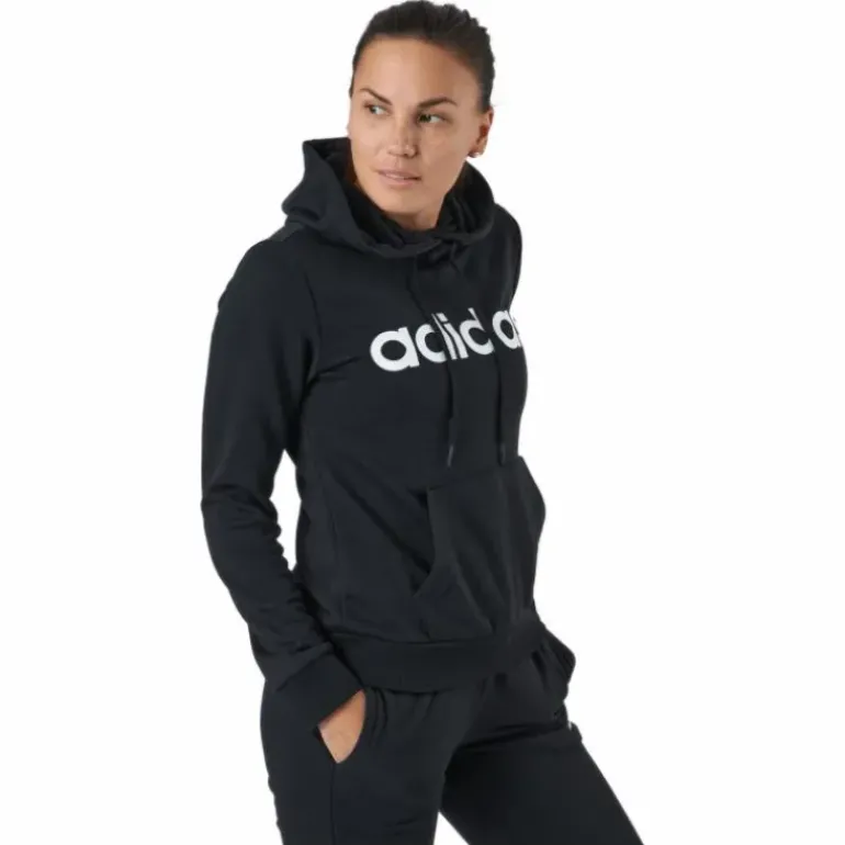 Essentials Hoodie Black / White