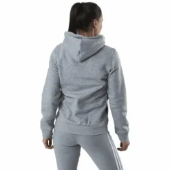 Essentials Hoodie Medium Grey Heather / White