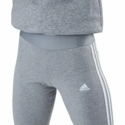 Essentials Legging Medium Grey Heather / White