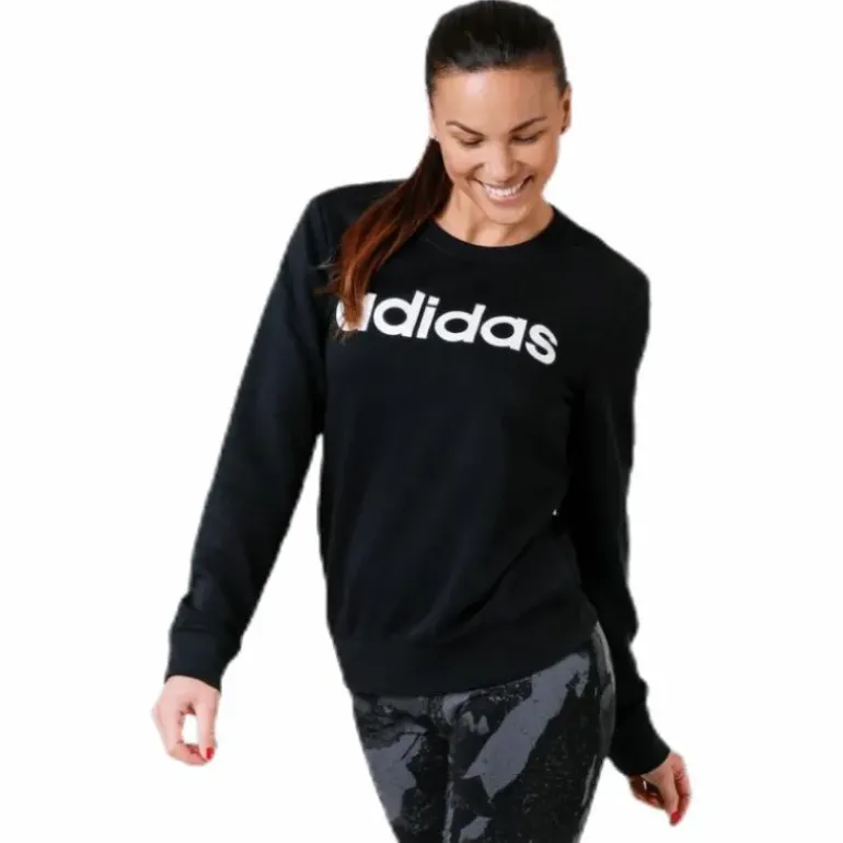 Essentials Linear Crewneck Black / White