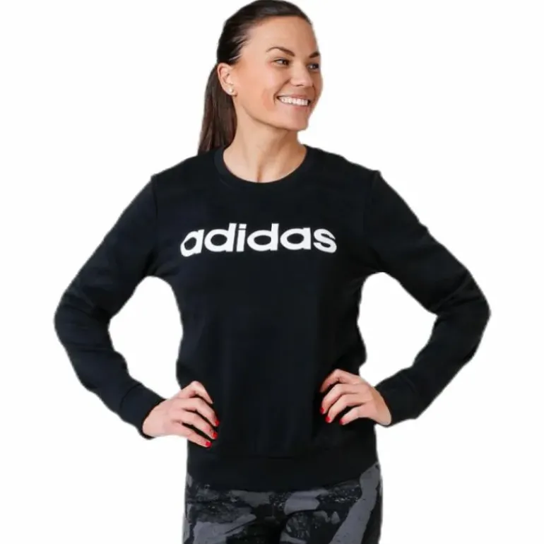 Essentials Linear Crewneck Black / White