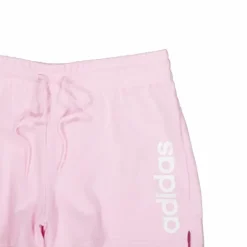 Essentials Linear French Terry Shorts Clear Pink / White