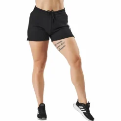 Essentials Linear French Terry Shorts Black / White