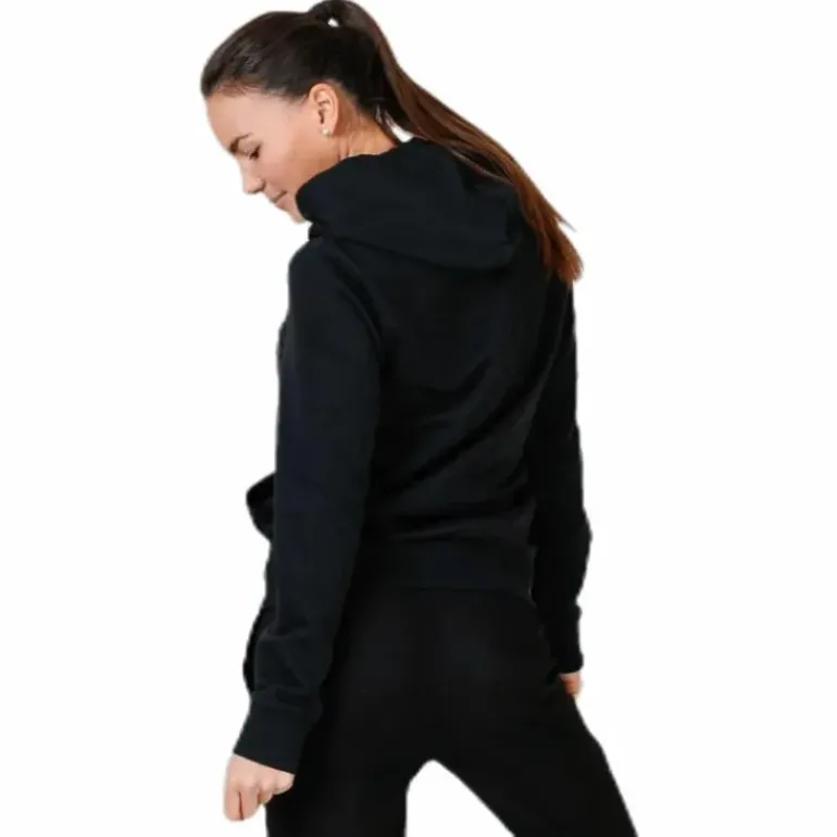 Essentials Linear Over Head Hoodie Black / White