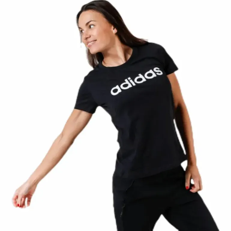 Essentials Linear Slim Tee Black / White