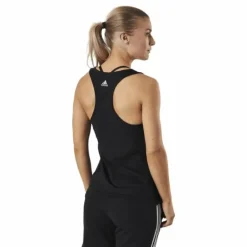 Essentials Loose Logo Tank Top Black / White