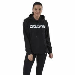 Essentials Oversized Hoodie Black / White