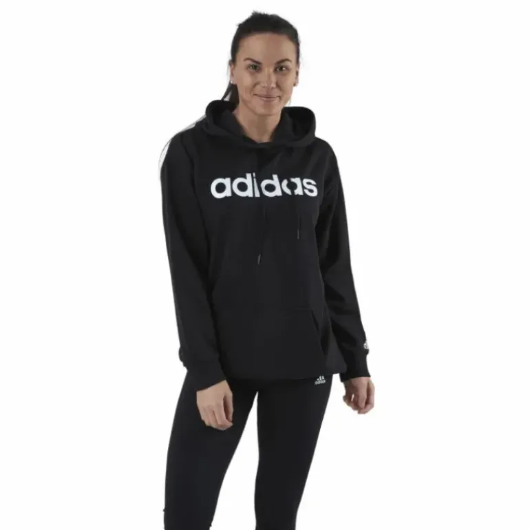 Essentials Oversized Hoodie Black / White