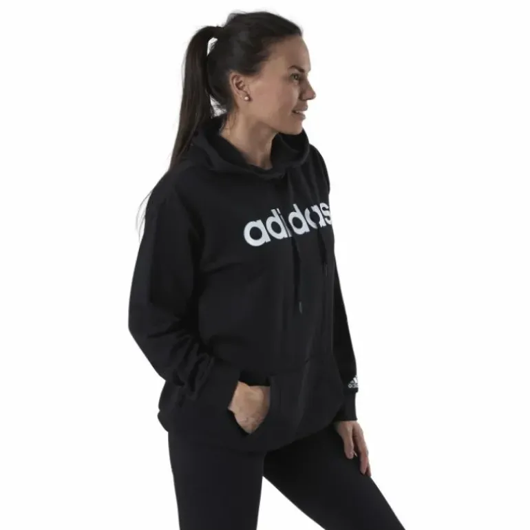 Essentials Oversized Hoodie Black / White