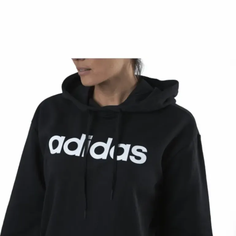 Essentials Oversized Hoodie Black / White