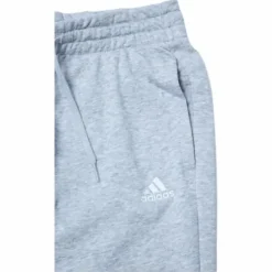 Essentials Regular Tapered Cuffed 7/8 Pant Medium Grey Heather / White